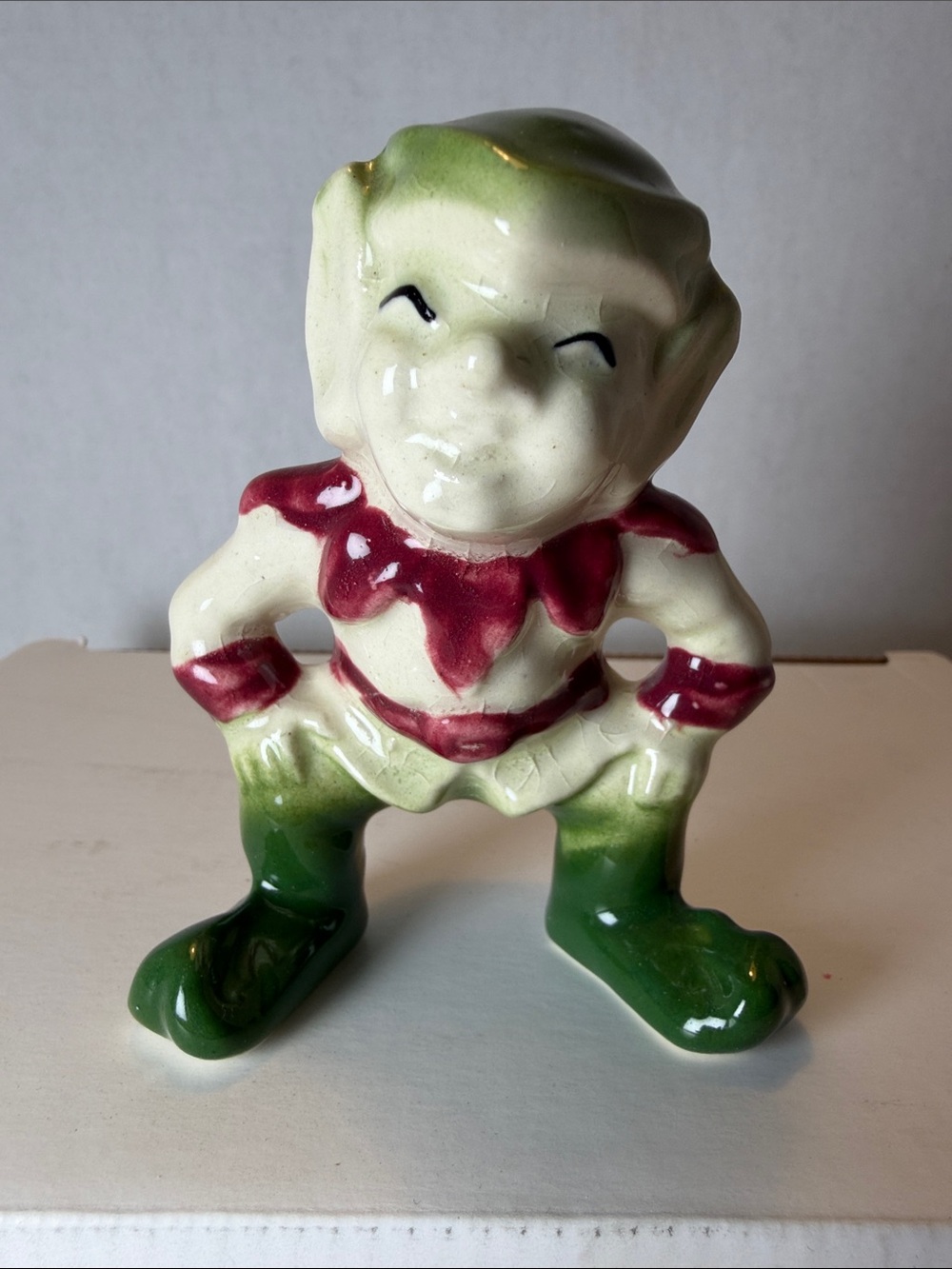 Walker Pottery of California Ceramic Pixie Elf Figurine - MCM